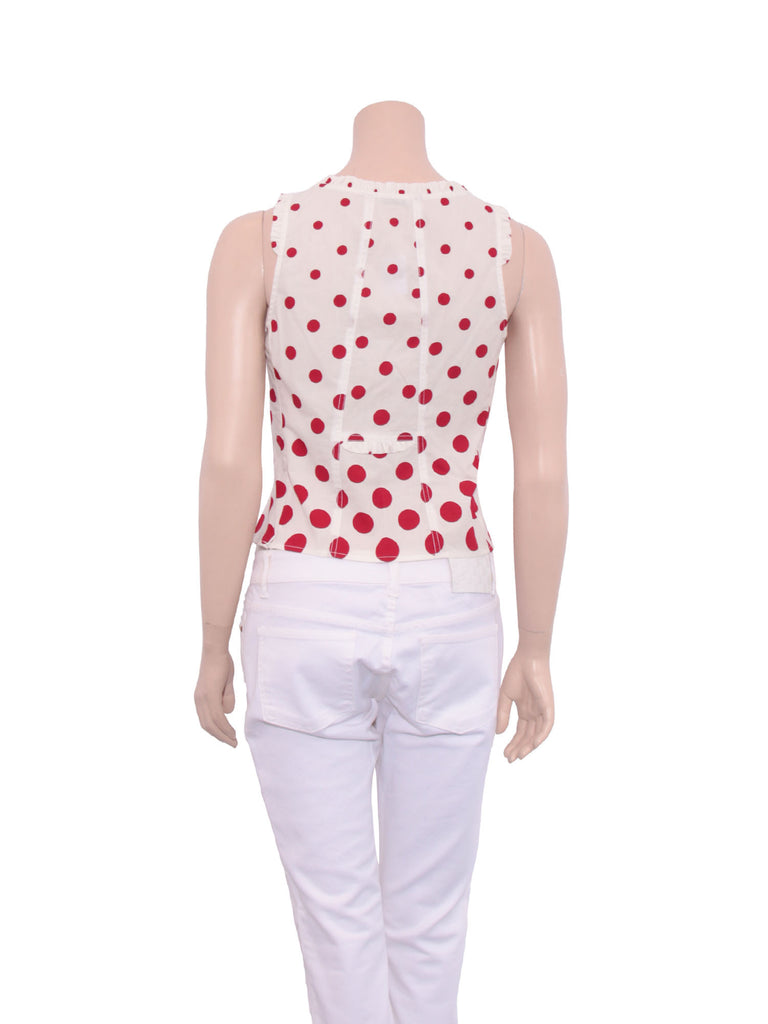 Miu Miu Polka Dot Top
