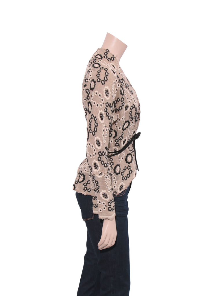 Rozae Nichols Embroidered Linen Jacket