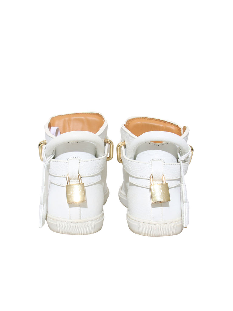 Buscemi High-Top Leather Sneakers