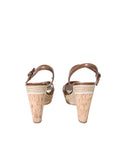 Prada Leather Cork Sandals