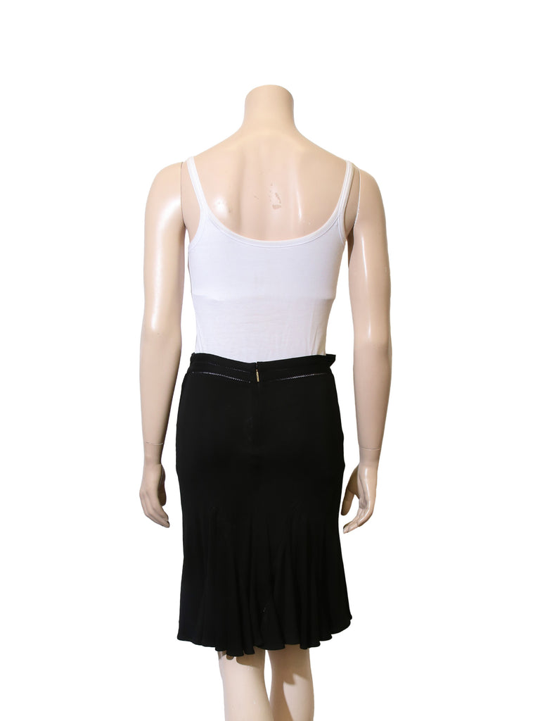 Roberto Cavalli Flared Jersey Skirt