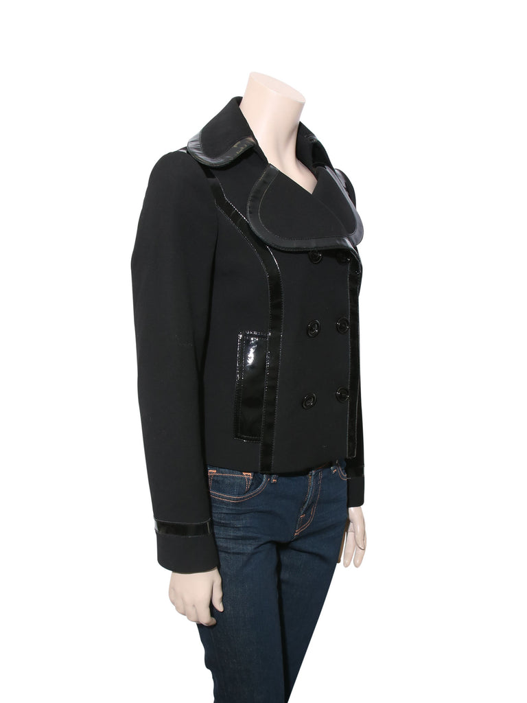 Dolce & Gabbana Patent Detail Blazer