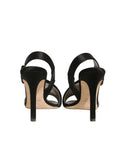 Valentino Satin Flower Slingback Sandals