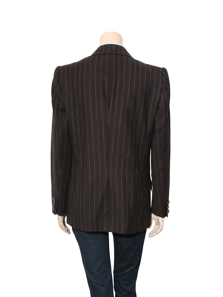 Valentino Vintage Wool Pinstripe Blazer