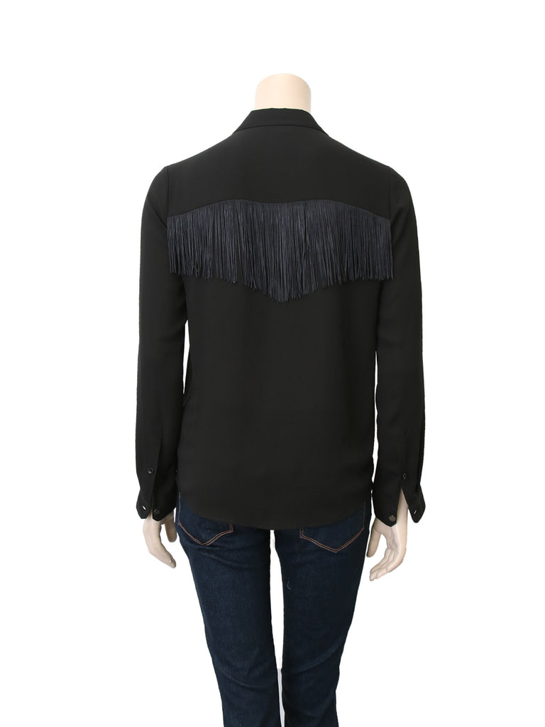 The Kooples Fringe Blouse