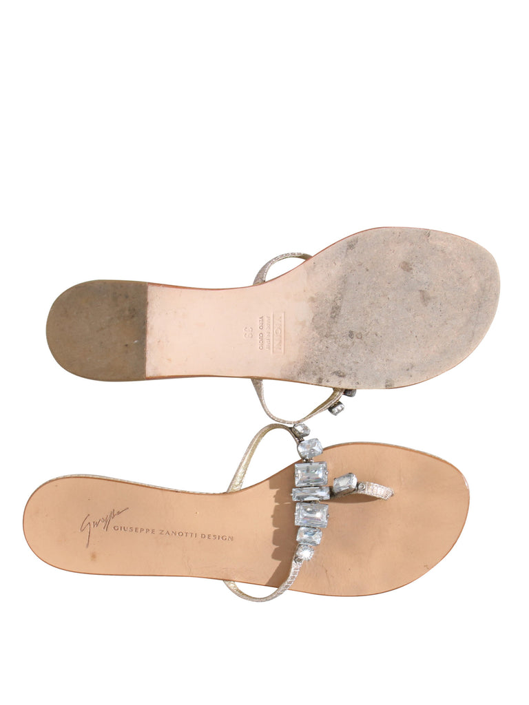 Embellished Flat Sandals