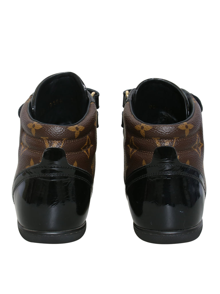 Louis Vuitton Move Up Monogram Canvas and Suede Sneakers