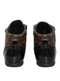 Louis Vuitton Move Up Monogram Canvas and Suede Sneakers