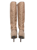 Christian Dior Diorissimo Canvas Pointed Boots