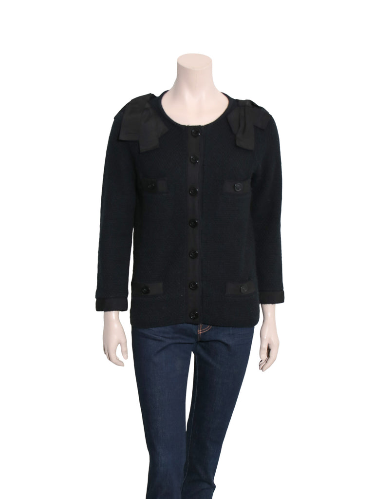 Malene Birger Bow Wool Sweater