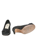 Tweed Camellia Pumps