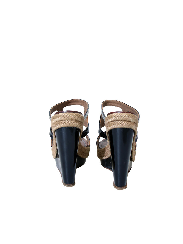 Christian Louboutin Leather Wedges