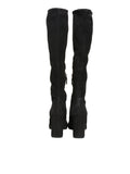 Prada Stretch Suede Knee-High Boots