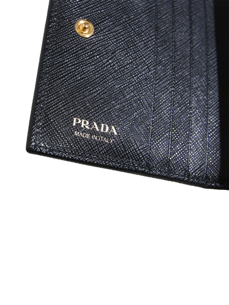 Prada Saffiano Leather Compact Wallet