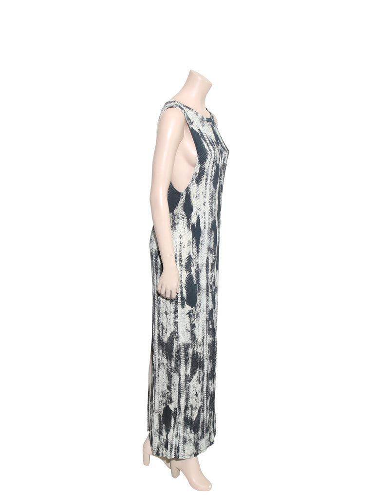 Haute Hippie Snake Print Maxi Dress