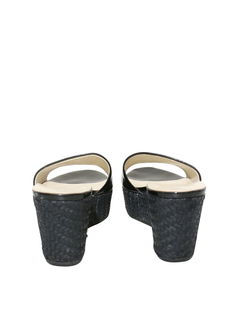 Prada Wedge Slide Sandals