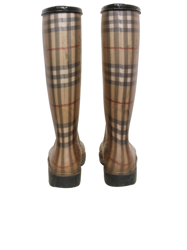 Burberry Haymarket Check Rainboots