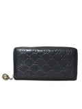 Gucci Guccissima Zip-Around Leather Wallet