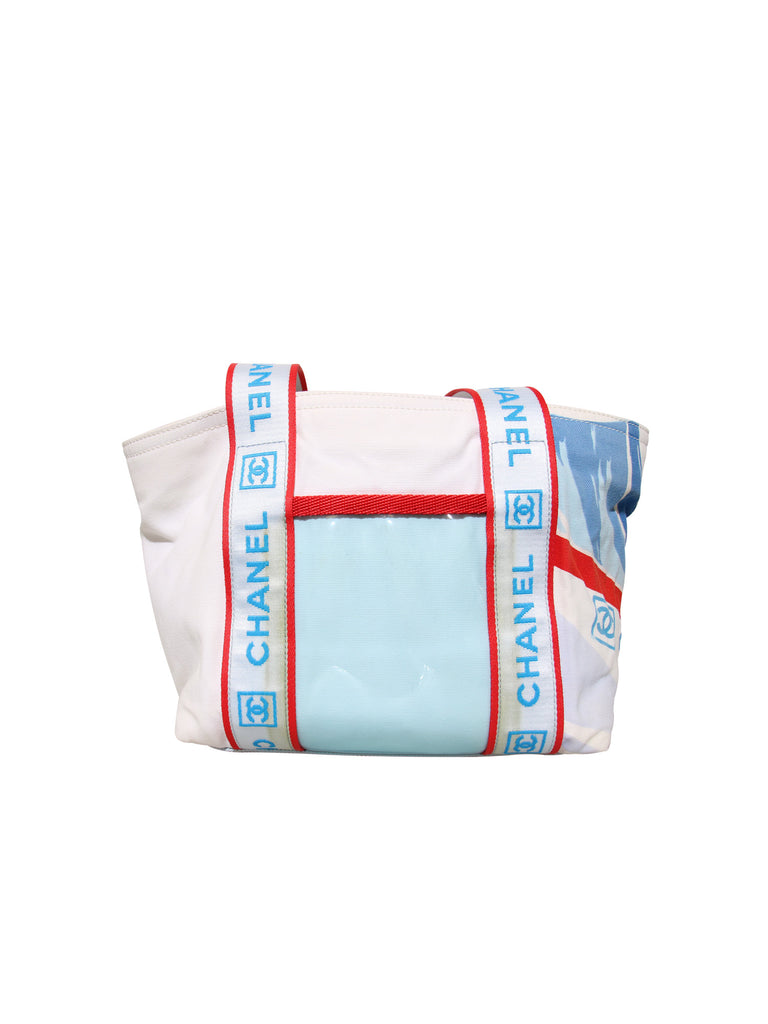 Chanel Vintage Canvas Tote Bag