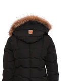 Mackage Romane Bomber Cut Down Jacket with Fur Hood
