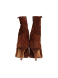 Sergio Rossi Suede Pointed Booties