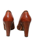 Dolce & Gabbana Leopard Print Pony Hair Pumps