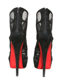 Christian Louboutin Altarakna Peep-Toe Platform Booties