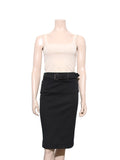 Prada Belted Cotton Skirt