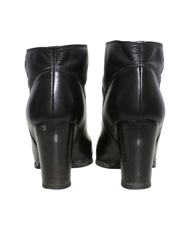 Chanel Leather Booties