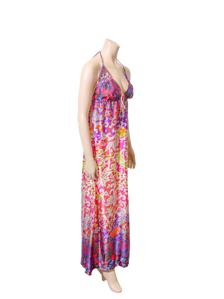 Alice & Trixie Printed Silk Maxi Dress