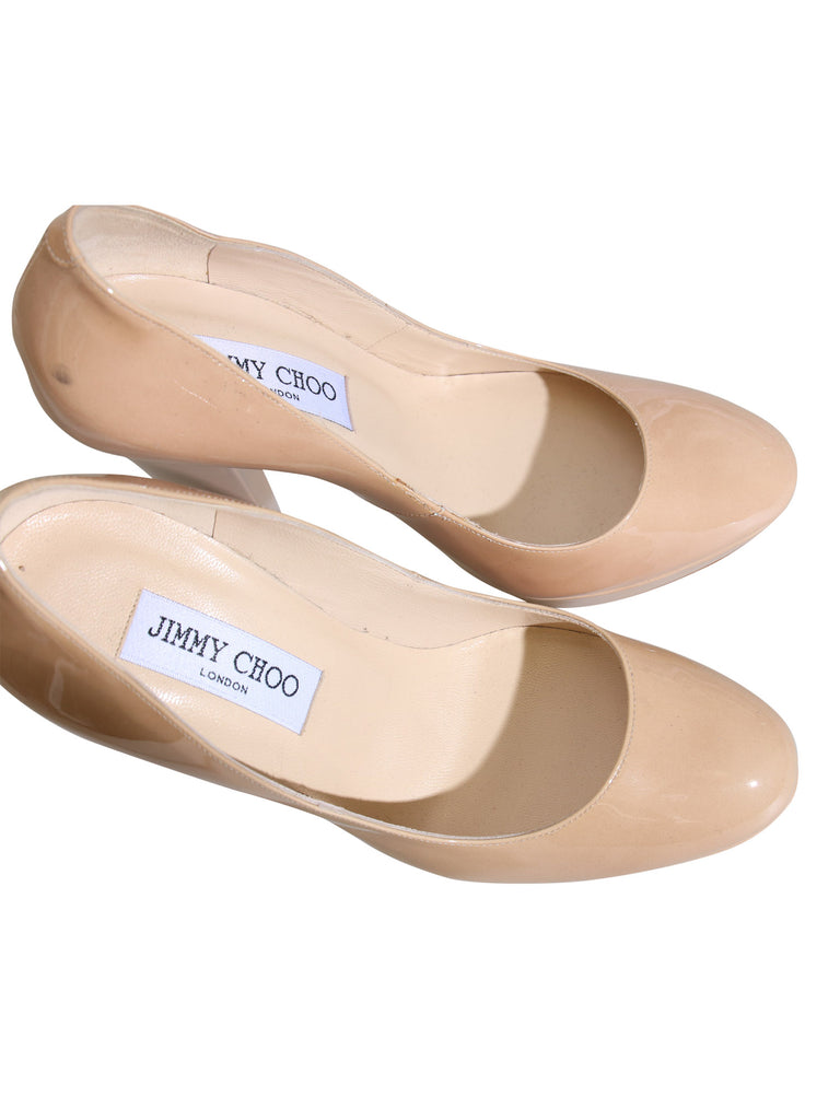 Jimmy Choo Platform Leather Pumps