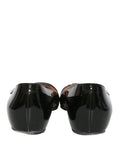 Gucci Aneta Patent Leather Pointed-Toe Flats
