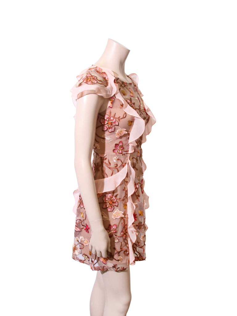 For Love & Lemons Botanic Short Sleeve Dress