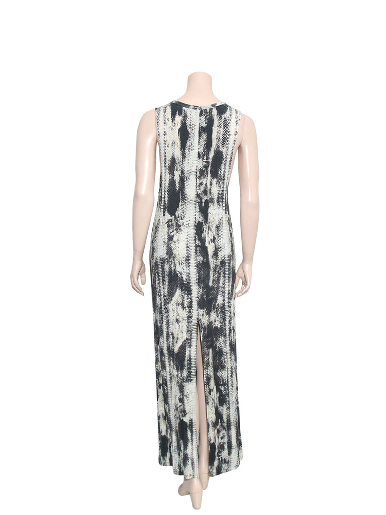 Haute Hippie Snake Print Maxi Dress