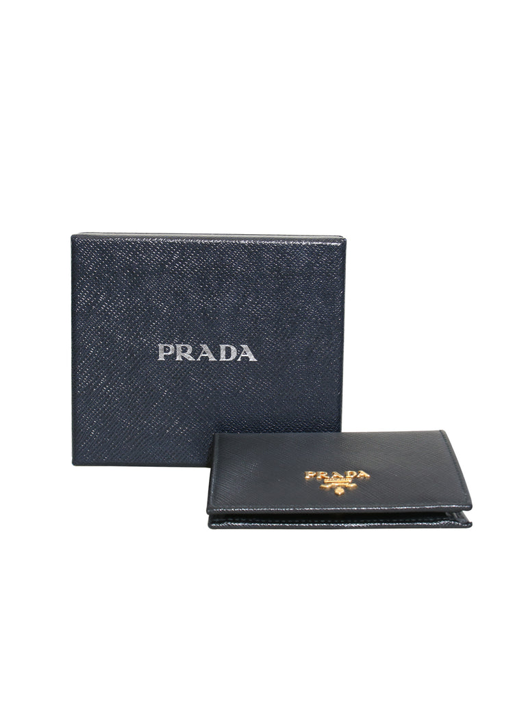 Prada Saffiano Leather Compact Wallet