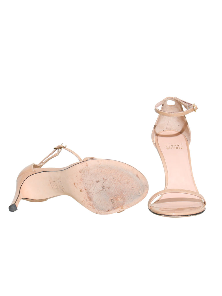 Stuart Weitzman Nudistsong Patent Leather Sandals