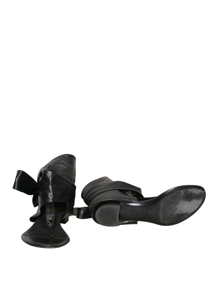 Chanel Leather Sandals