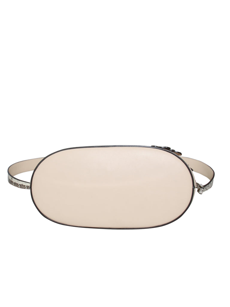 Leather Flower Applique Shoulder Bag