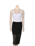 Alexander Wang Perforated Midi Skirt