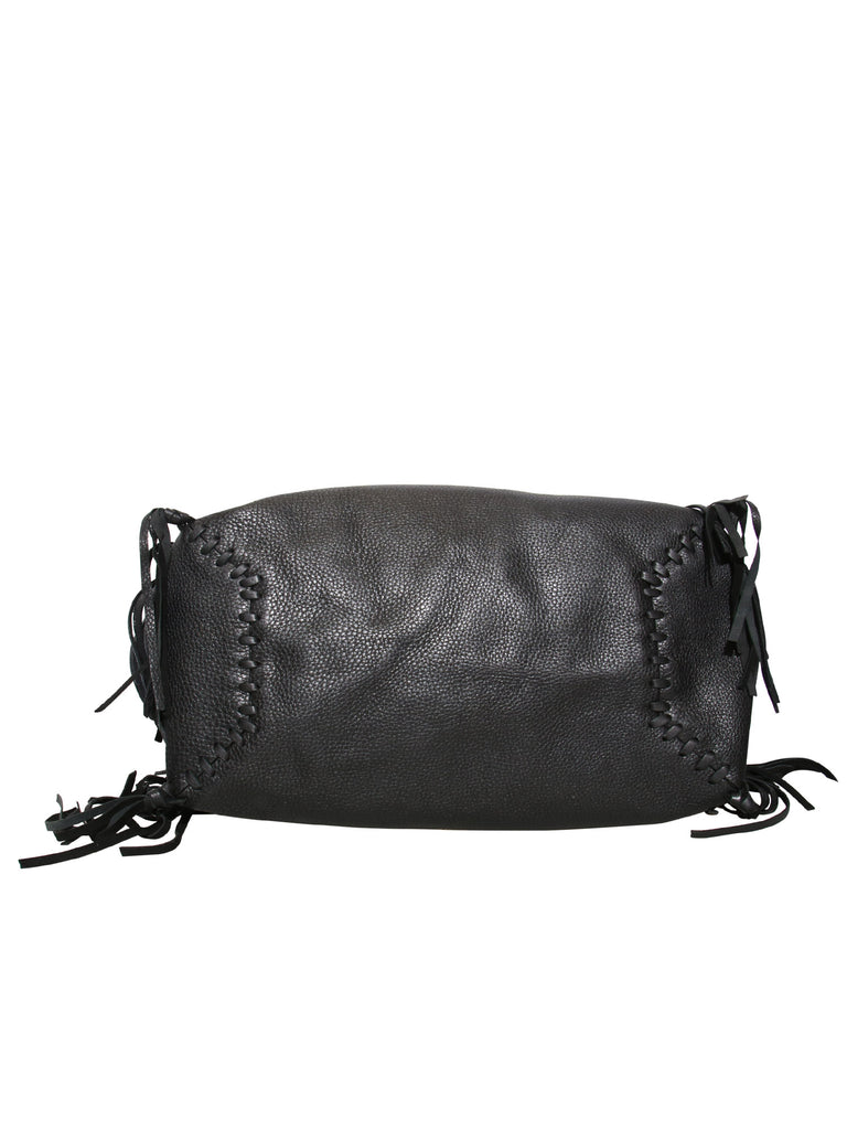 Valentino C-Rockee Fringe Leather Tote Bag