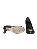 Gucci Logo Leather Pumps