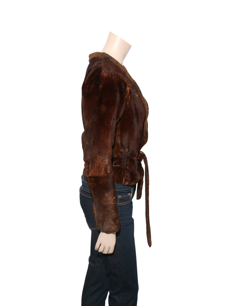 Dries Van Noten Fur Jacket