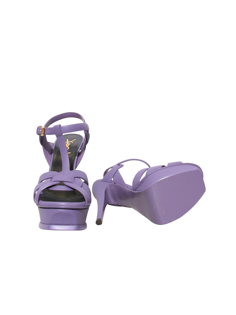Yves Saint Laurent Leather Tribute Sandals