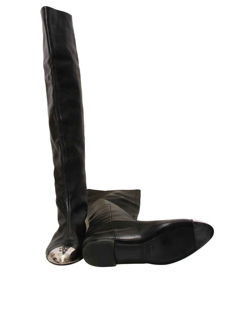 Chanel Leather Boots