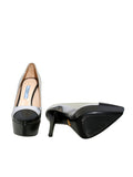 Leather Platform Pumps