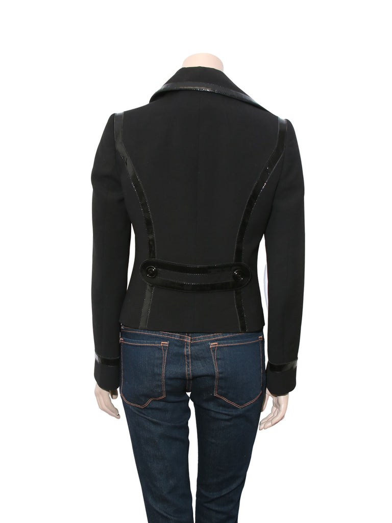 Dolce & Gabbana Patent Detail Blazer