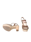 Prada Leather Cork Sandals