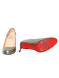 Christian Louboutin Glitter Round-Toe Pumps