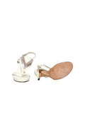 Versace Embellished Slingback Sandals