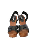 Miu Miu Platform Leather Sandals